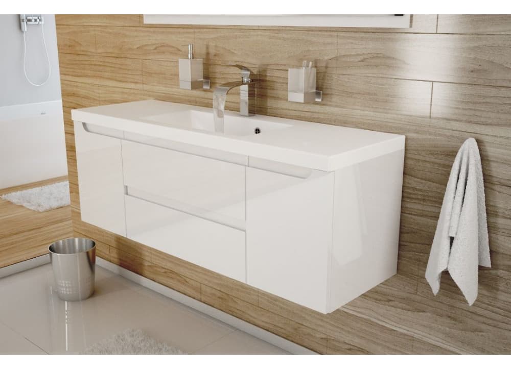 Meble Łazienkowe Ethos - Szafka z Umywalką ETHOS 120 cm D