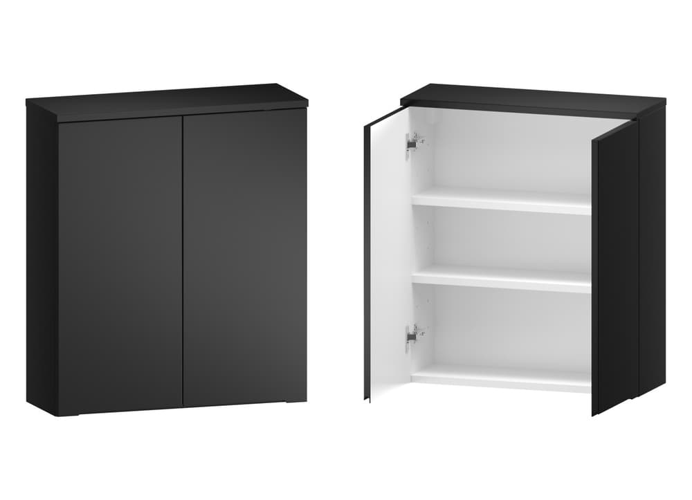 Szafka nad Pralkę ETH 60 cm 2D - Czarny Mat