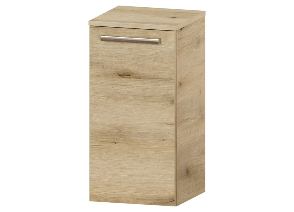 Słupek Łazienkowy ATHD 35 cm DD Lewy - Dąb Evoke Coast Mat - Uchwyty Czarne Matowe