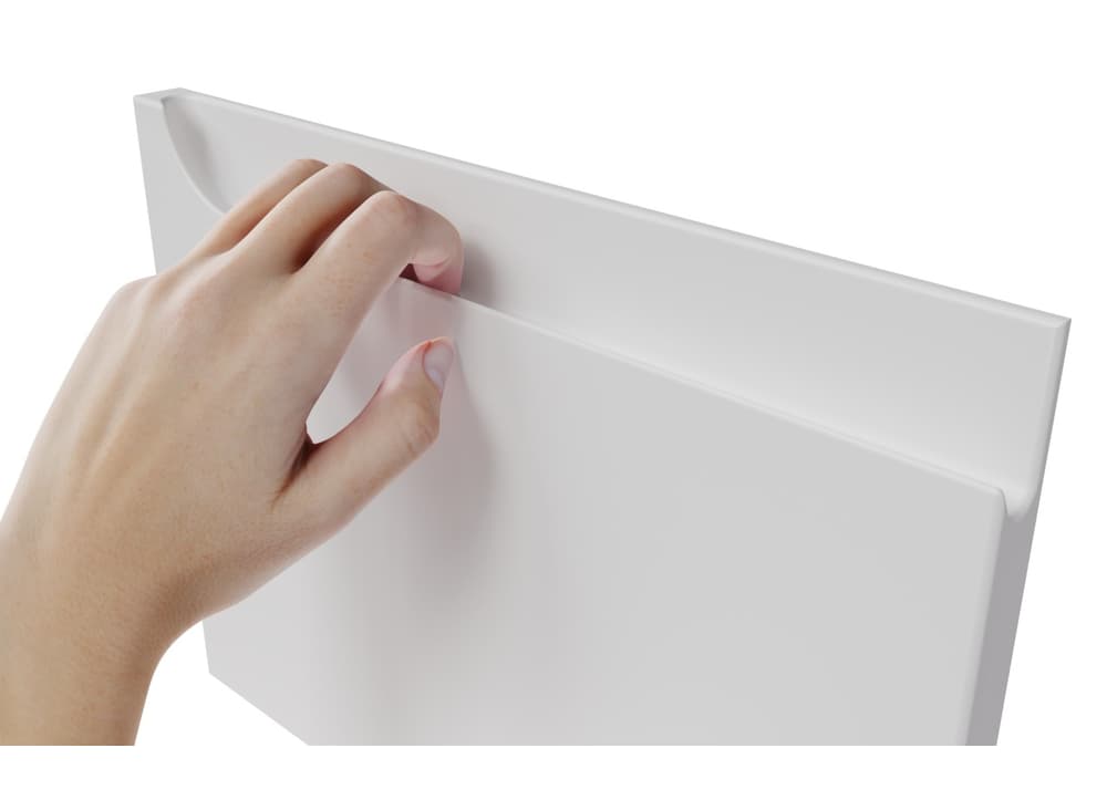 Szafka Wisząca Z Blatem ETH 90 cm D Lewa - Biały Mat