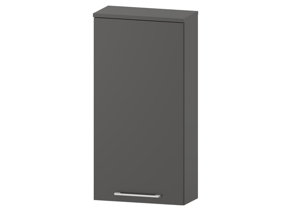 Szafka nad Pralkę RON 45 cm D90 Lewa - Titan Mat - Uchwyty Białe Matowe
