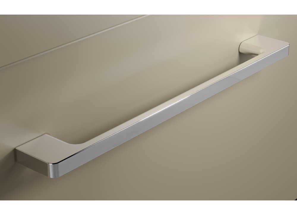 Słupek Łazienkowy RON 30 cm 2D Lewy - Cappuccino Mat - Uchwyty Chromowane