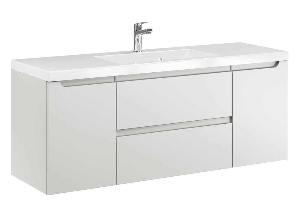 Szafka Wisząca Z Umywalką ETH 120 cm D - Kaszmir Mat