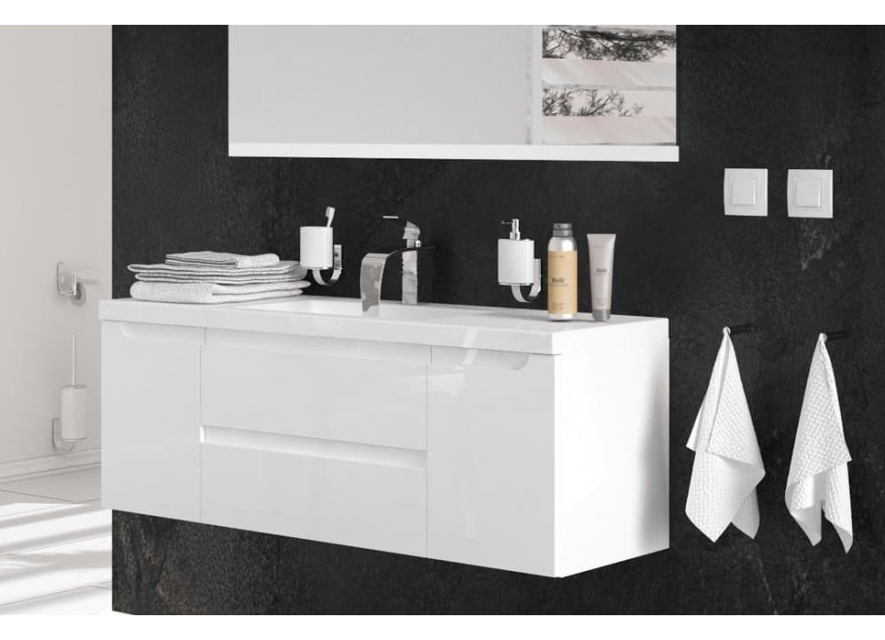 Meble Łazienkowe Ethos - Szafka z Umywalką ETHOS 120 cm D