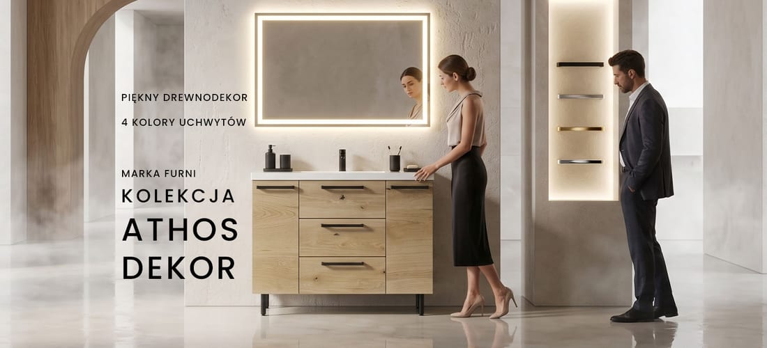 Kolekcja Athos Dekor – szafka w kolorze dębu