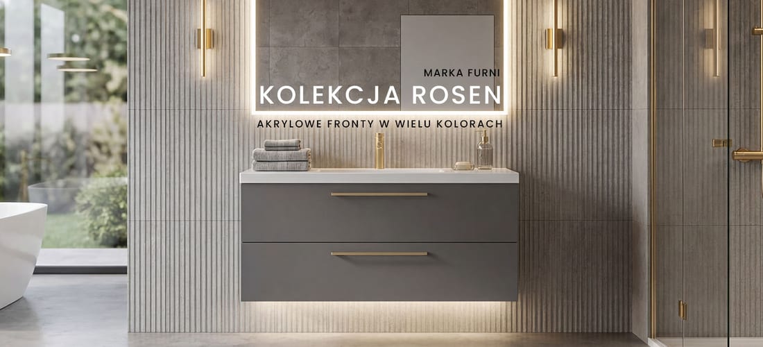 Kolekcja Rosen – akrylowe fronty w wielu kolorach