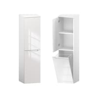 Słupek Łazienkowy ETH 35 cm DK Lewy - Biały Wysoki Połysk