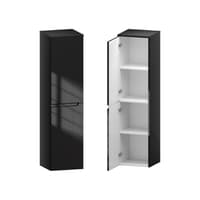 Słupek Łazienkowy ETH 35 cm 2D Lewy - Czarny Wysoki Połysk