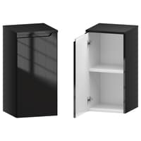 Słupek Łazienkowy ETH 35 cm DD Lewy - Czarny Wysoki Połysk