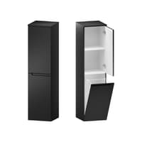 Słupek Łazienkowy ETH 35 cm DK Prawy - Czarny Mat