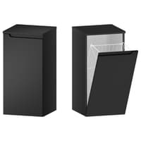 Słupek Łazienkowy ETH 35 cm K Prawy - Czarny Mat