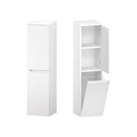 Słupek Łazienkowy ETH 35 cm DK Prawy - Biały Mat