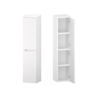 Słupek Łazienkowy ETH 30 cm 2D Prawy - Biały Mat