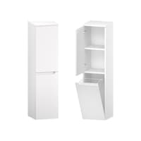 Słupek Łazienkowy ETH 35 cm DK Lewy - Biały Mat