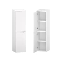 Słupek Łazienkowy ETH 35 cm 2D Lewy - Biały Mat