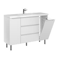 Szafka Stojąca Z Umywalką ETH 120 cm DK - Biały Mat