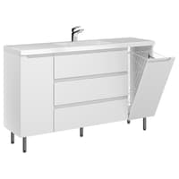 Szafka Stojąca Z Umywalką ETH 140 cm DK - Biały Mat
