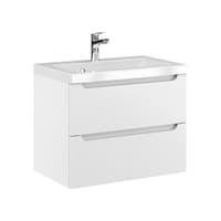 Szafka Wisząca Z Umywalką ETH 60 cm - Biały Mat
