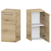 Słupek Łazienkowy ATHD 35 cm DD Prawy - Dąb Evoke Coast Mat - Uchwyty Chromowane