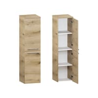 Słupek Łazienkowy ATHD 35 cm 2D Prawy - Dąb Evoke Coast Mat - Uchwyty Chromowane