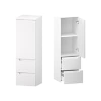 Słupek Łazienkowy ETH 35 cm D2S20 Prawy - Biały Mat