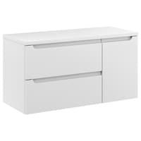 Szafka Wisząca Z Blatem ETH 90 cm D Lewa - Biały Mat
