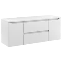 Szafka Wisząca Z Blatem ETH 120 cm D - Biały Mat