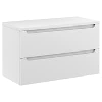 Szafka Wisząca Z Blatem ETH 80 cm - Biały Mat