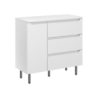 Szafka Stojąca Z Blatem ETH 90 cm K Prawa - Biały Mat