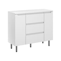 Szafka Stojąca Z Blatem ETH 100 cm D - Biały Mat