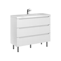 Szafka Stojąca Z Umywalką ETH 100 cm - Biały Mat