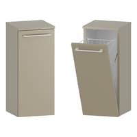 Słupek Łazienkowy RON 30 cm K - Cappuccino Mat - Uchwyty Białe Matowe