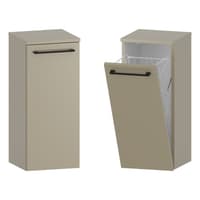 Słupek Łazienkowy RON 30 cm K - Cappuccino Mat - Uchwyty Czarne Matowe