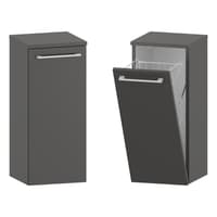 Słupek Łazienkowy RON 30 cm K - Titan Mat - Uchwyty Białe Matowe