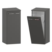 Słupek Łazienkowy RON 30 cm K - Titan Mat - Uchwyty Chromowane