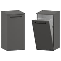 Słupek Łazienkowy RON 35 cm K - Titan Mat - Uchwyty Czarne Matowe
