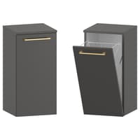 Słupek Łazienkowy RON 35 cm K - Titan Mat - Uchwyty Złote Szczotkowane