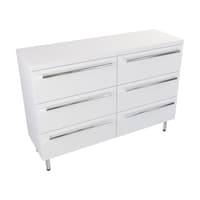 Szafka Stojąca Z Blatem ATH 120 cm DUO - Biały Mat - Uchwyty Chromowane
