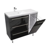 Szafka Umywalkowa Stojąca ATHOS 90 cm K L BLACK