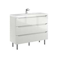 Szafka Stojąca Z Umywalką ETH 100 cm - Kaszmir Wysoki Połysk