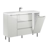 Szafka Stojąca Z Umywalką ETH 120 cm DK - Kaszmir Wysoki Połysk