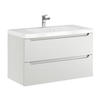 Szafka Wisząca Z Umywalką ETH 80 cm - Kaszmir Mat