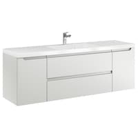 Szafka Wisząca Z Umywalką ETH 140 cm D - Kaszmir Mat
