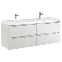 Szafka Wisząca Z Umywalką ETH 120 cm DUO - Kaszmir Mat