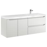 Szafka Wisząca Z Umywalką ETH 120 cm DS Prawa - Kaszmir Mat