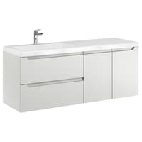Szafka Wisząca Z Umywalką ETH 120 cm SD Lewa - Kaszmir Mat