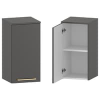Słupek Łazienkowy RON 35 cm DW Lewy - Titan Mat - Uchwyty Złote Szczotkowane