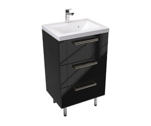 Szafka Umywalkowa Stojąca ATHOS 50 cm ST BLACK
