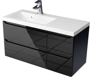Szafka z Umywalką ETHOS 90 cm SZ L BLACK