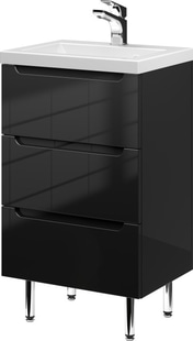 Szafka z Umywalką Stojąca ETHOS 50 cm BLACK